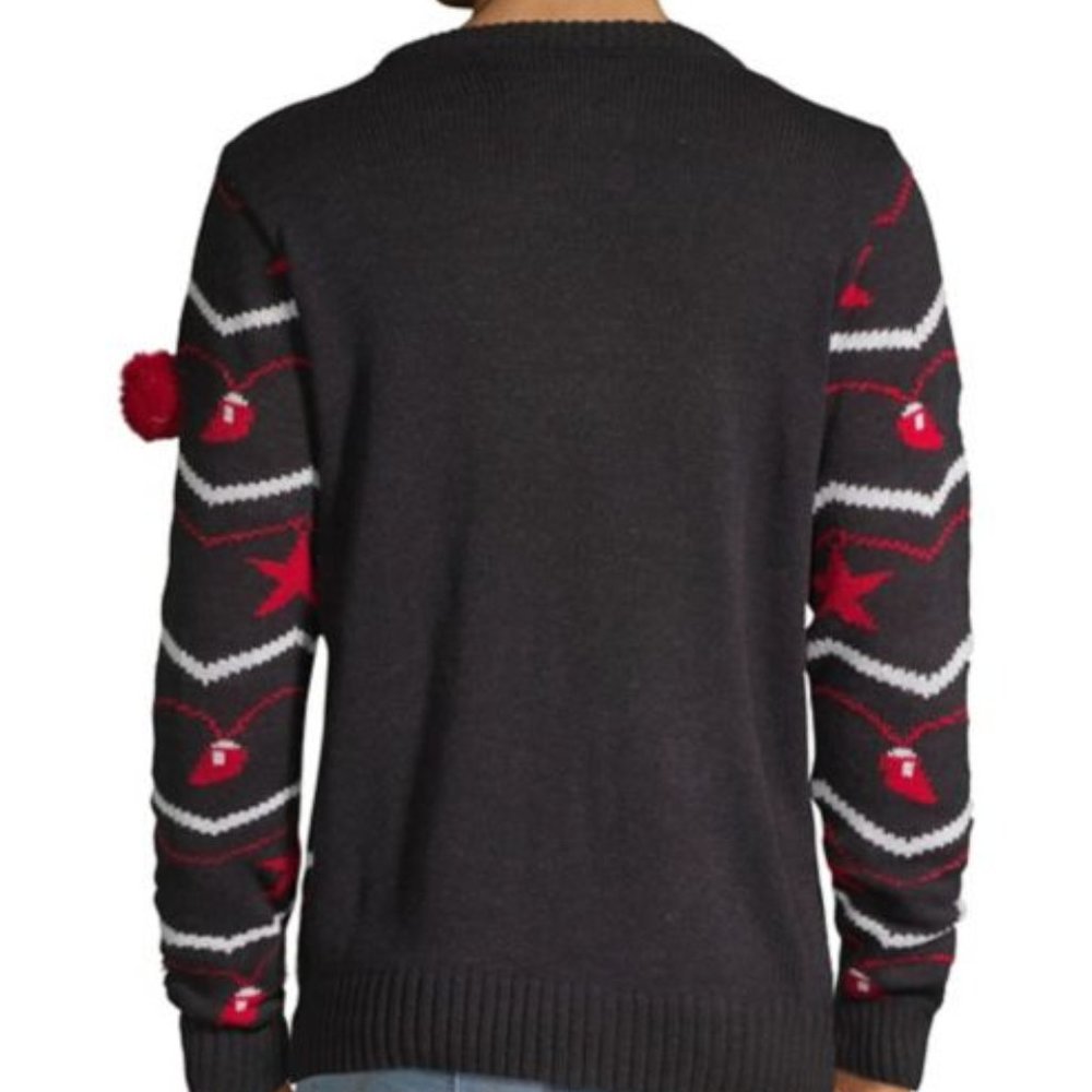 American Stitch "It's Lit" Pom-Pom Holiday Sweater - Picture 2 of 2